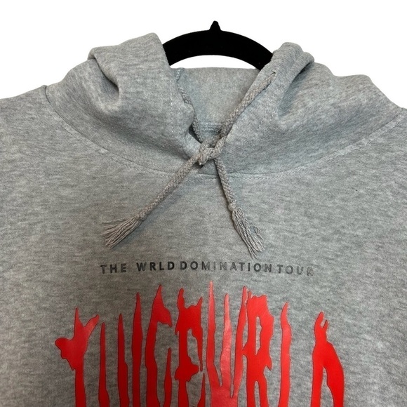 JUICEWORLD The World Domination Tour Gray Hoodie Sz. L - Picture 7 of 12